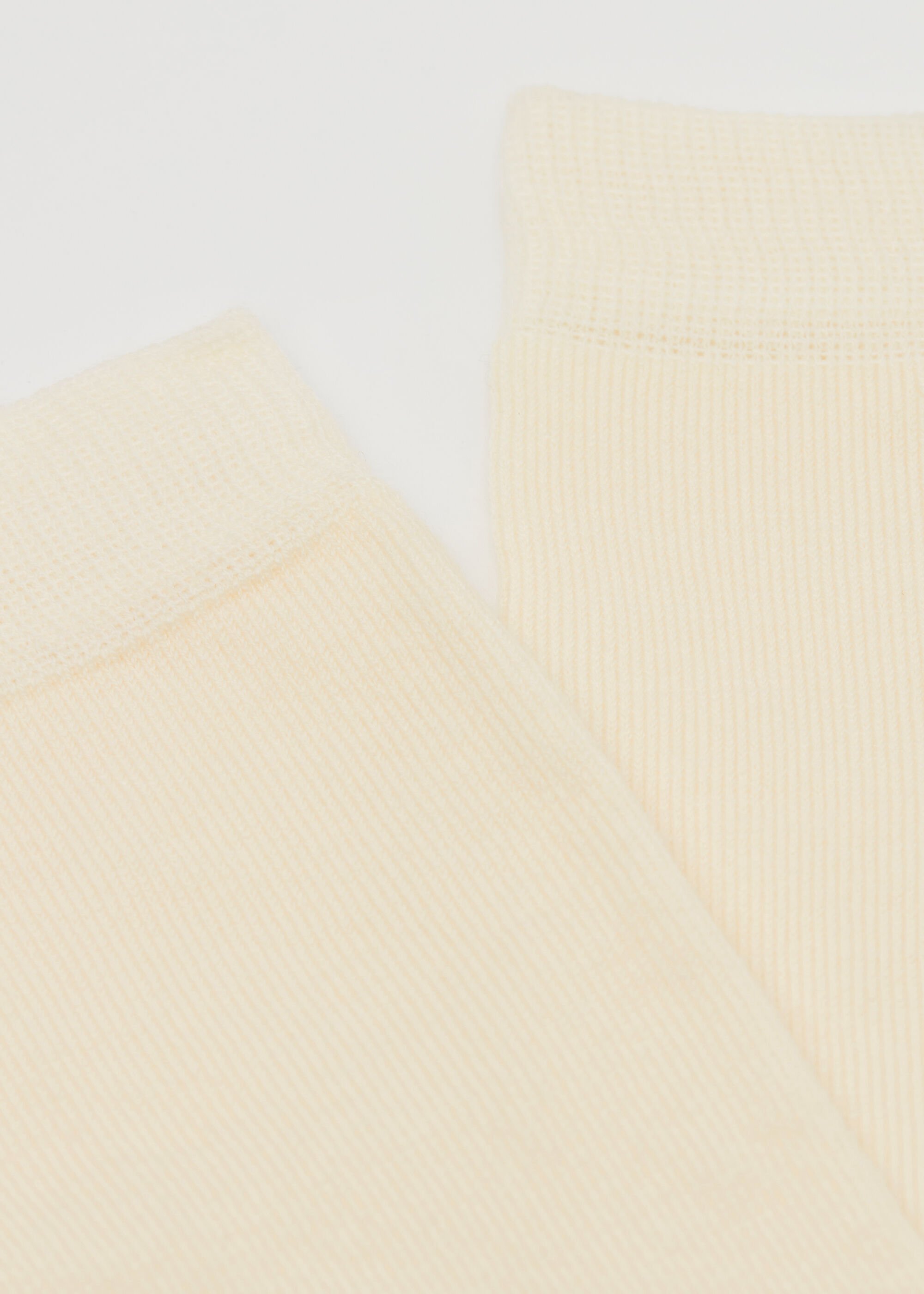 Wool and cotton long socks