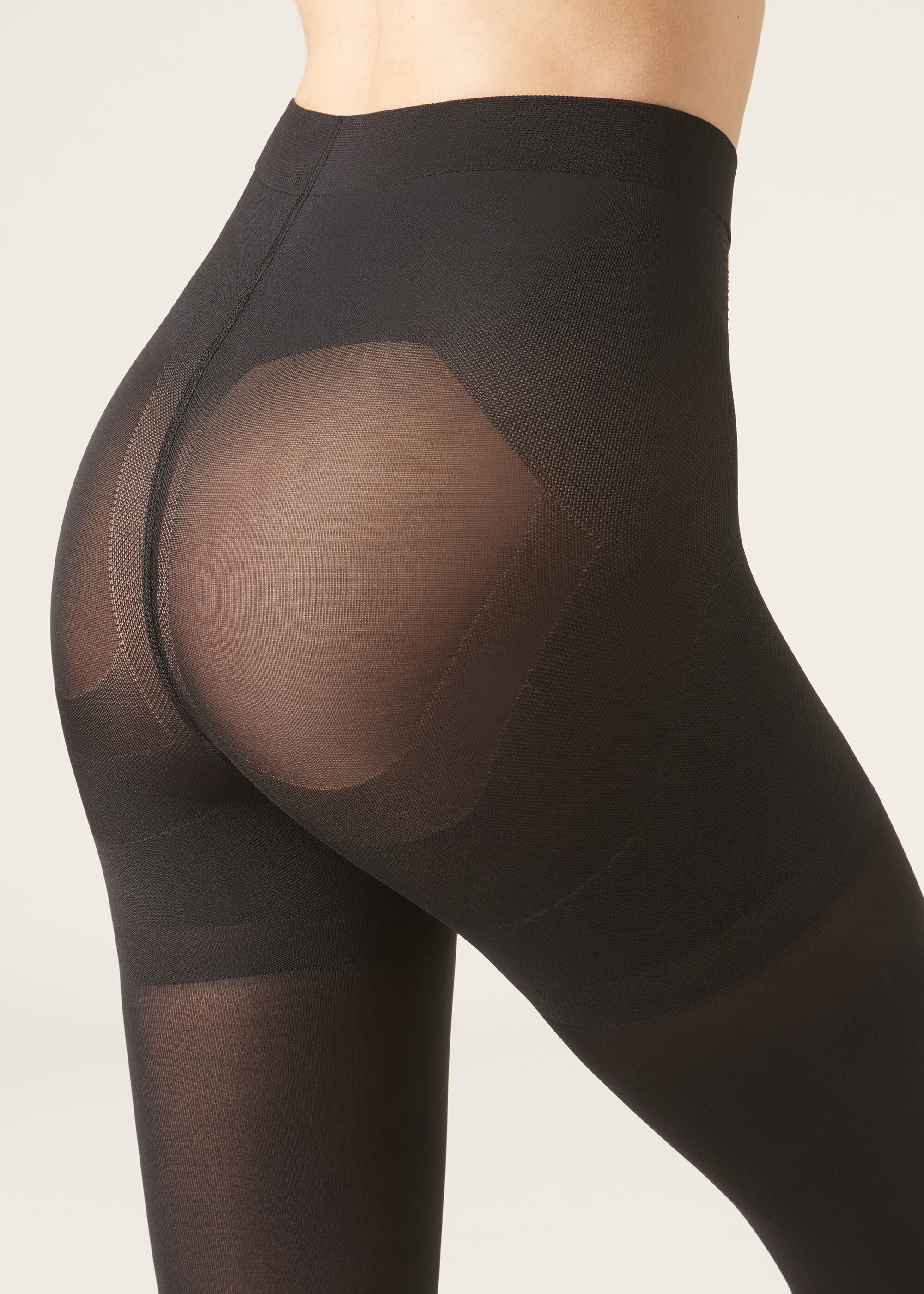 80 Denier Super Opaque Total Shaper Tights