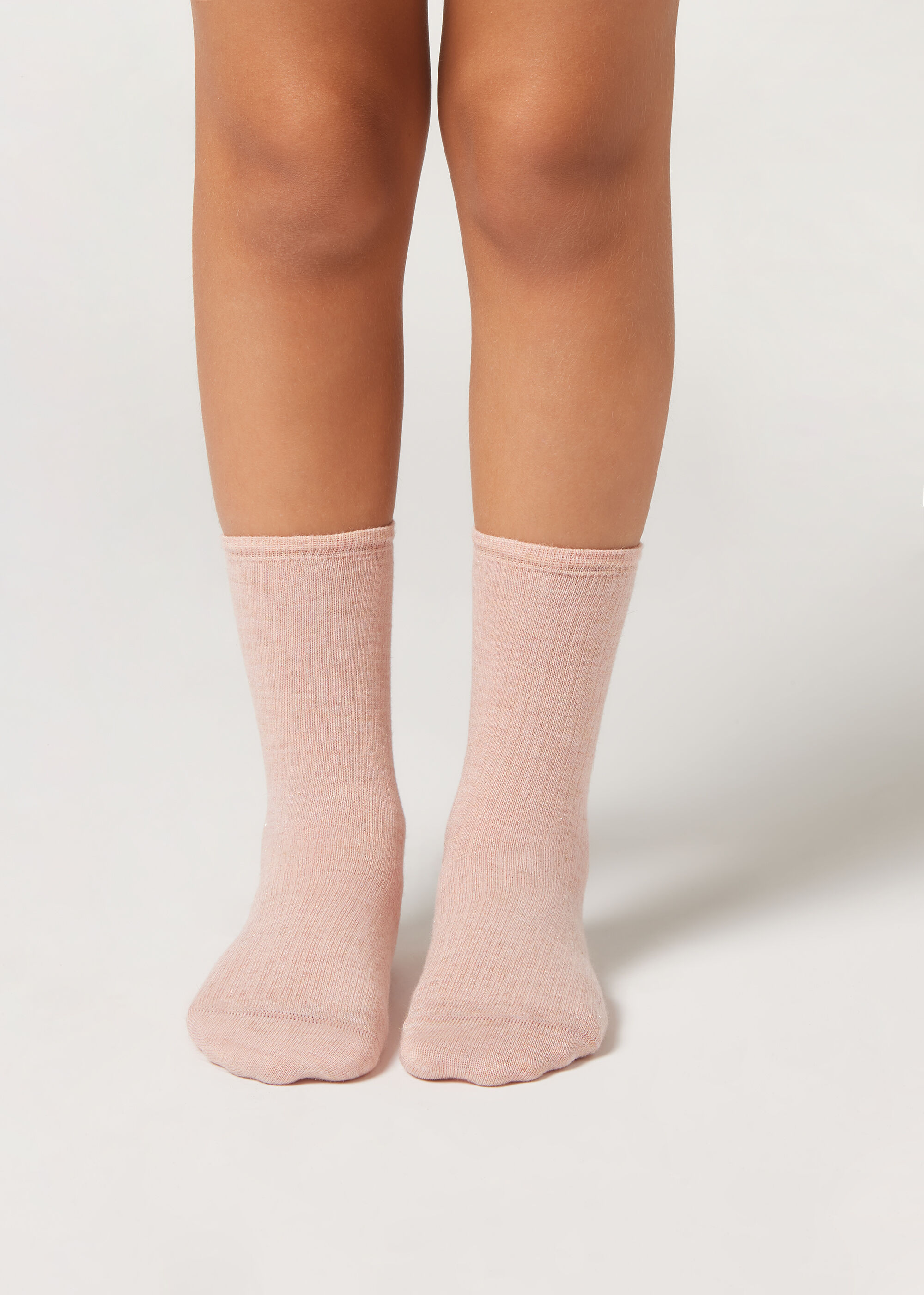 Κάλτσες με Cashmere και Γκλίτερ για Κορίτσια