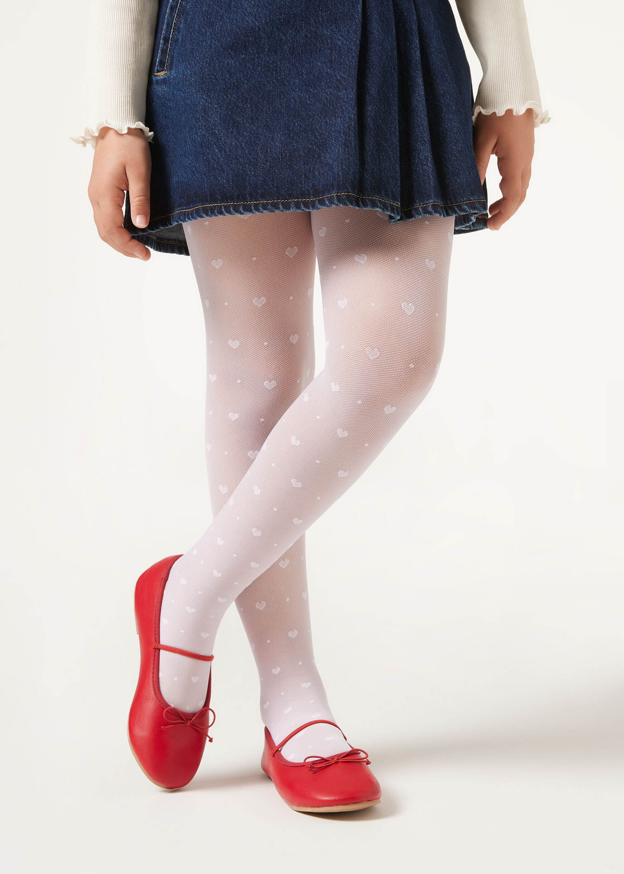 Girls’ All-Over Pattern Tights