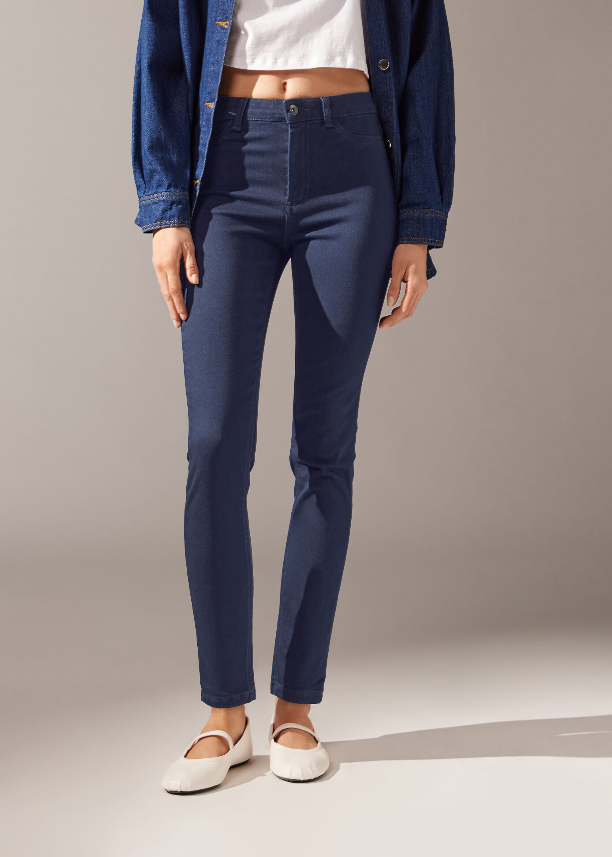 Jeans Skinny van Soft Touch met Thermo