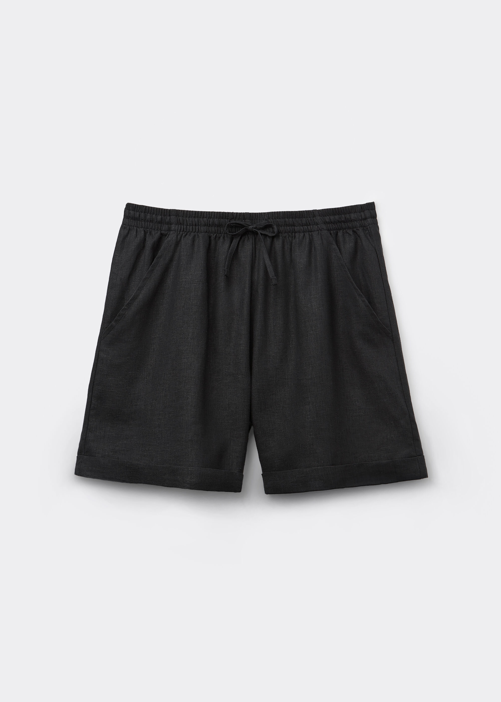 Linen and Viscose Shorts