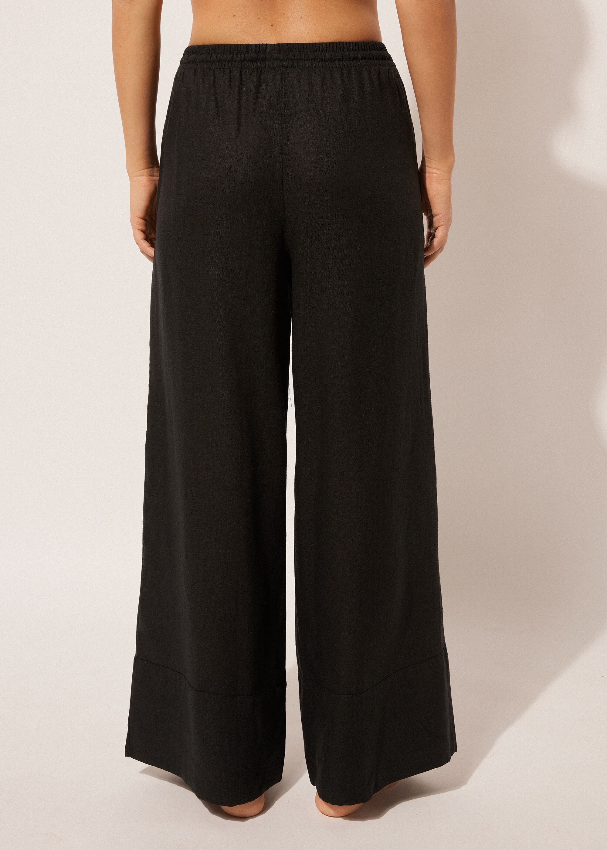 Pantaloni a Palazzo Lino e Viscosa