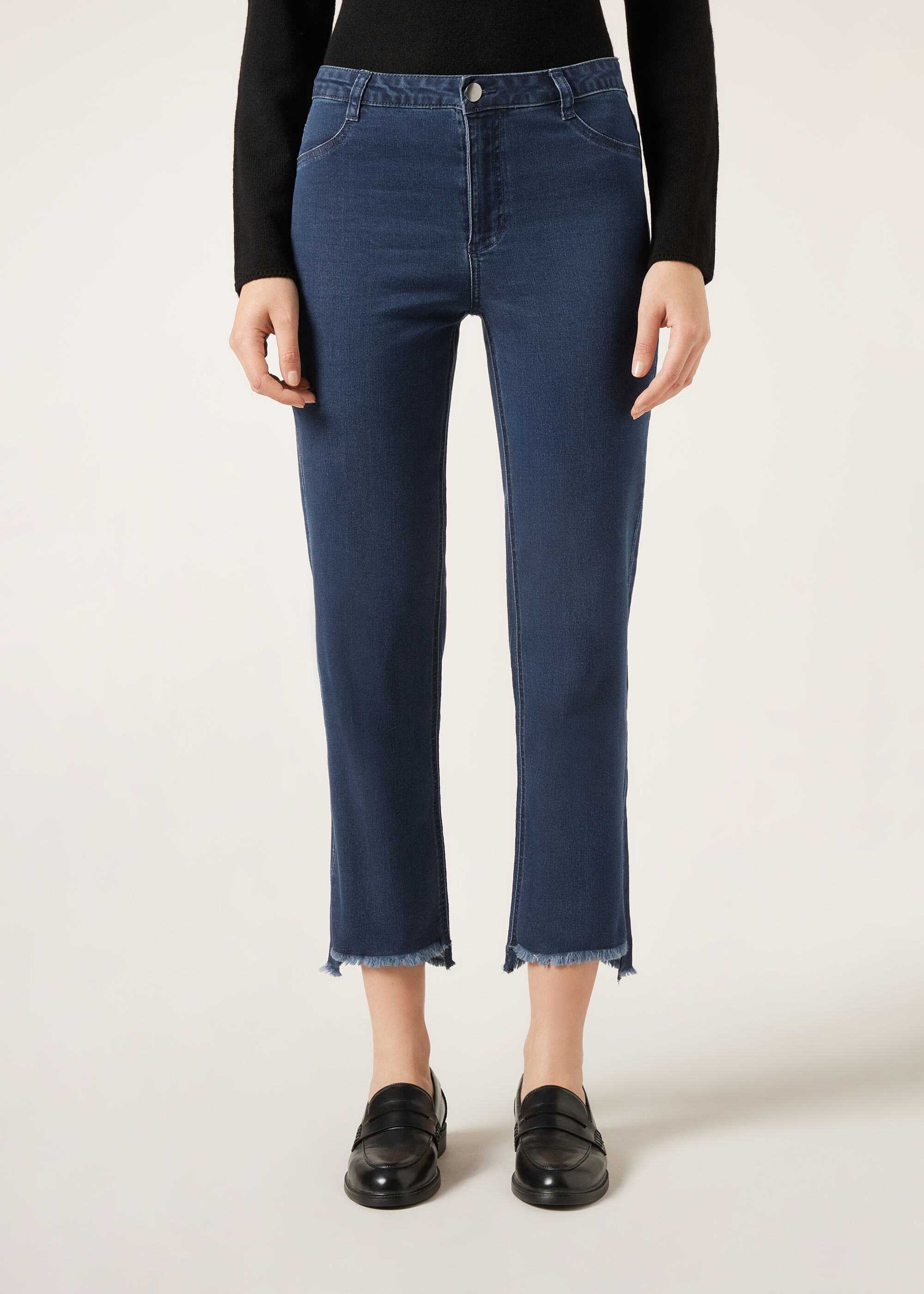 Cropped Jeans