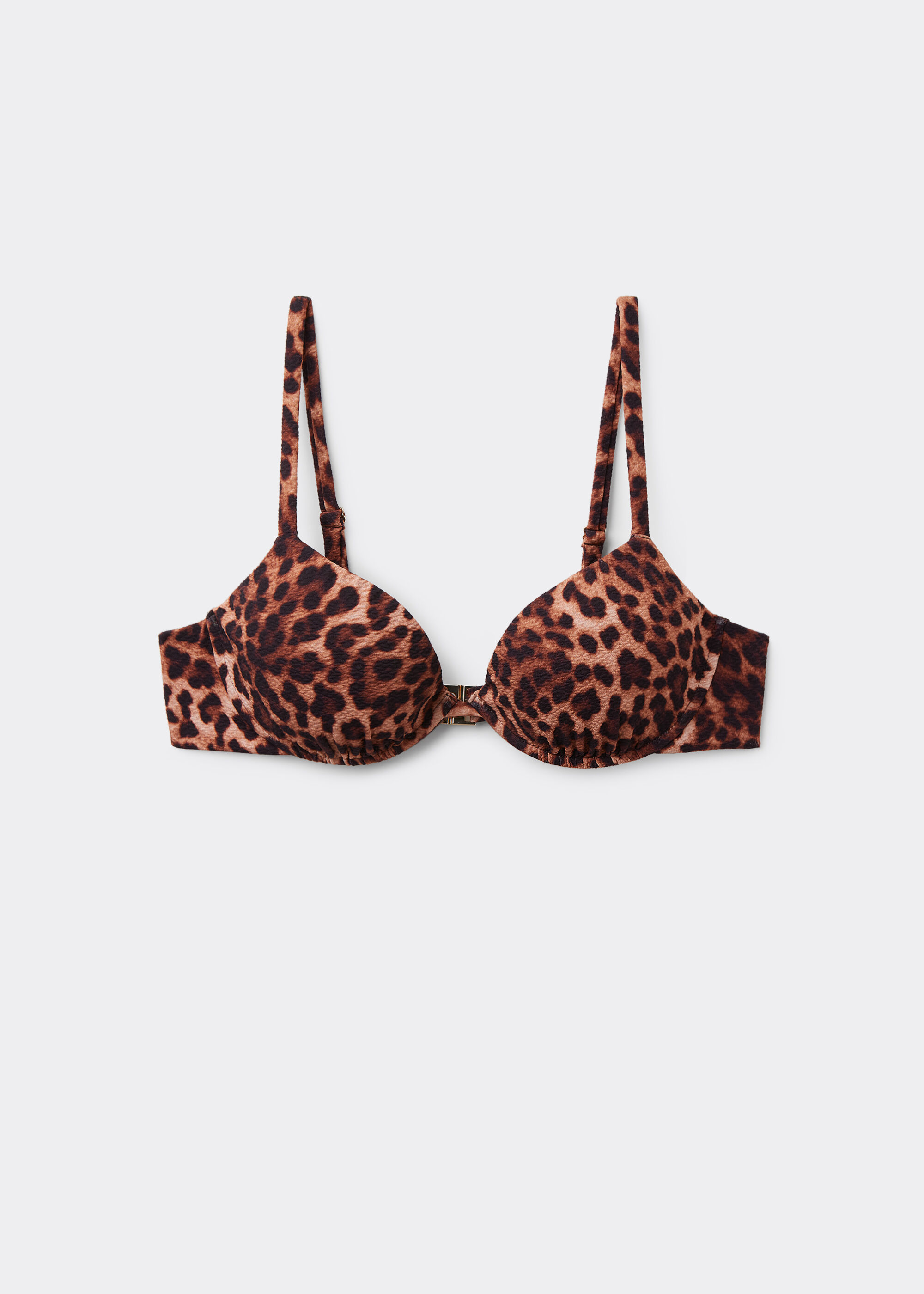 Push-up-Bikinioberteil Classic Animalier