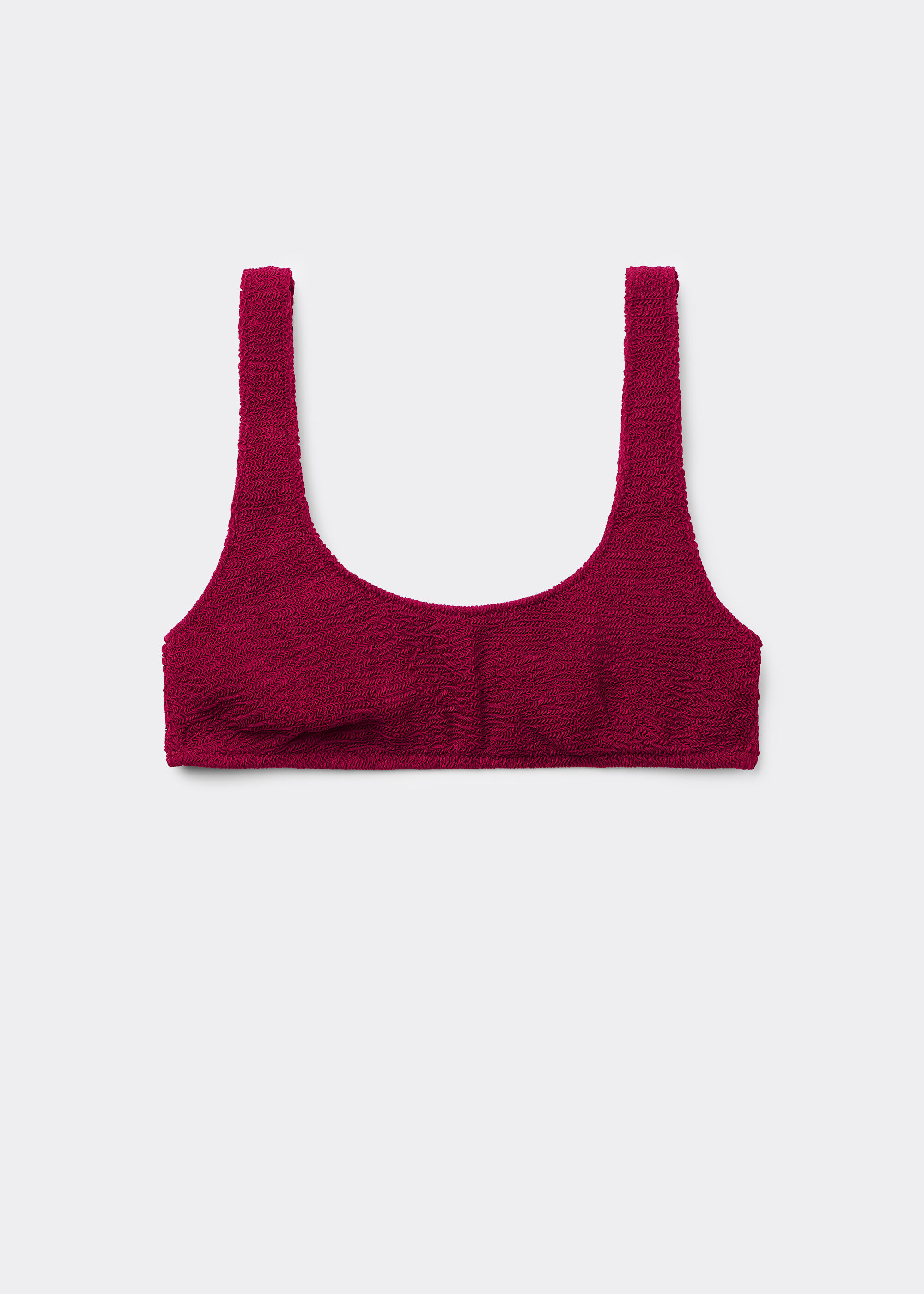 Brassiere Bikini Top Crinkle Waves