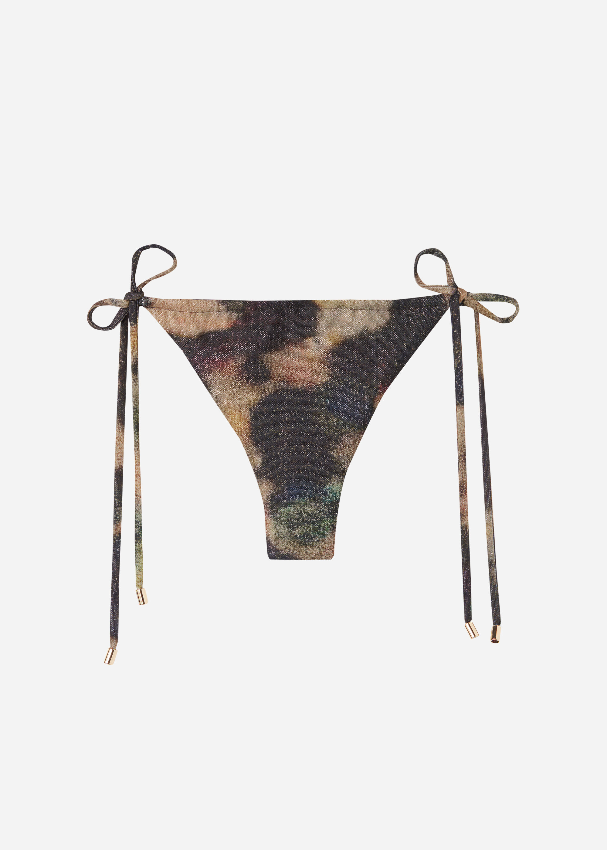 Brazilian Σλιπ Μαγιό με Κορδόνια Sparkling Camouflage