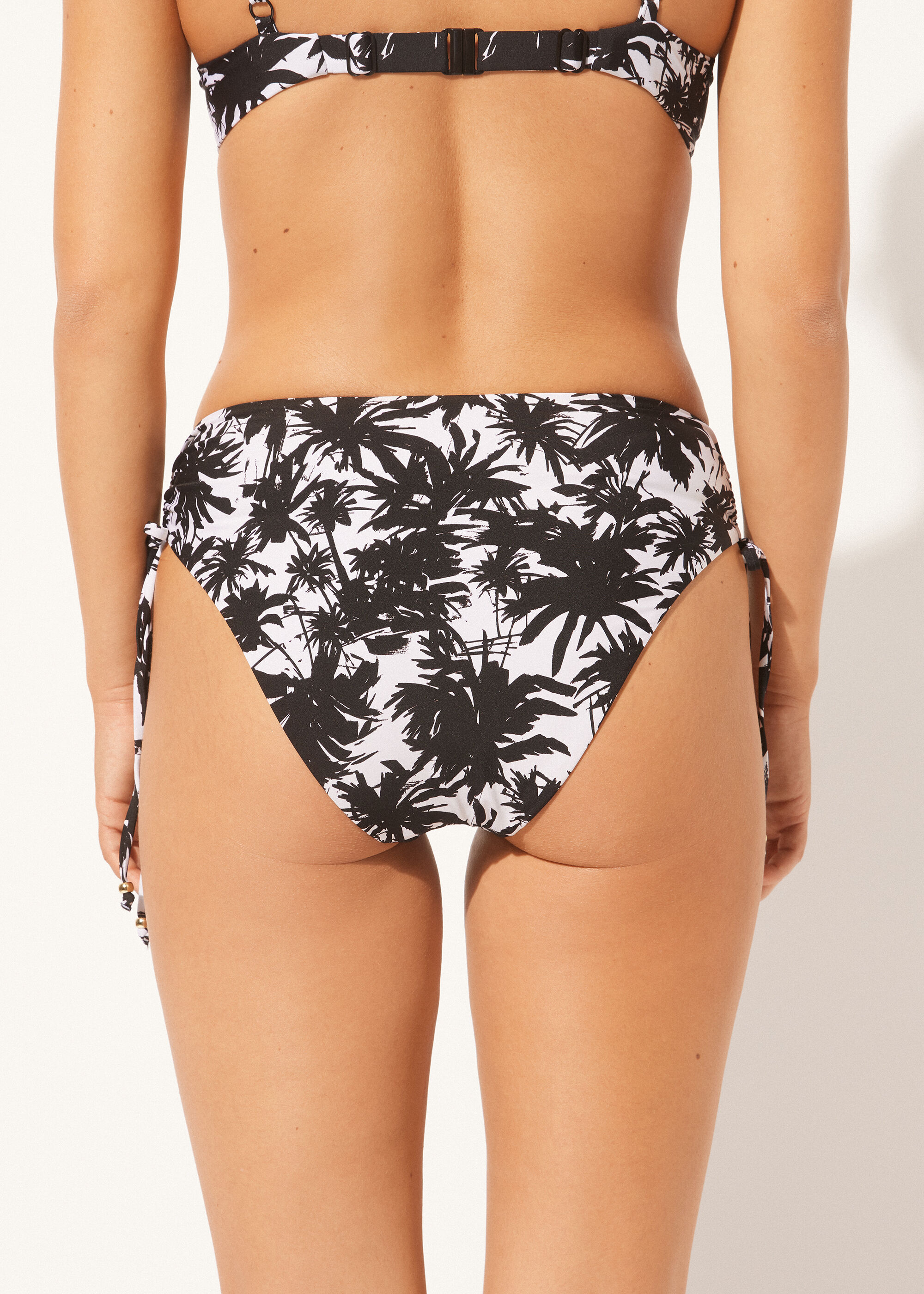 Bikinihose mit hohem Bund Palms
