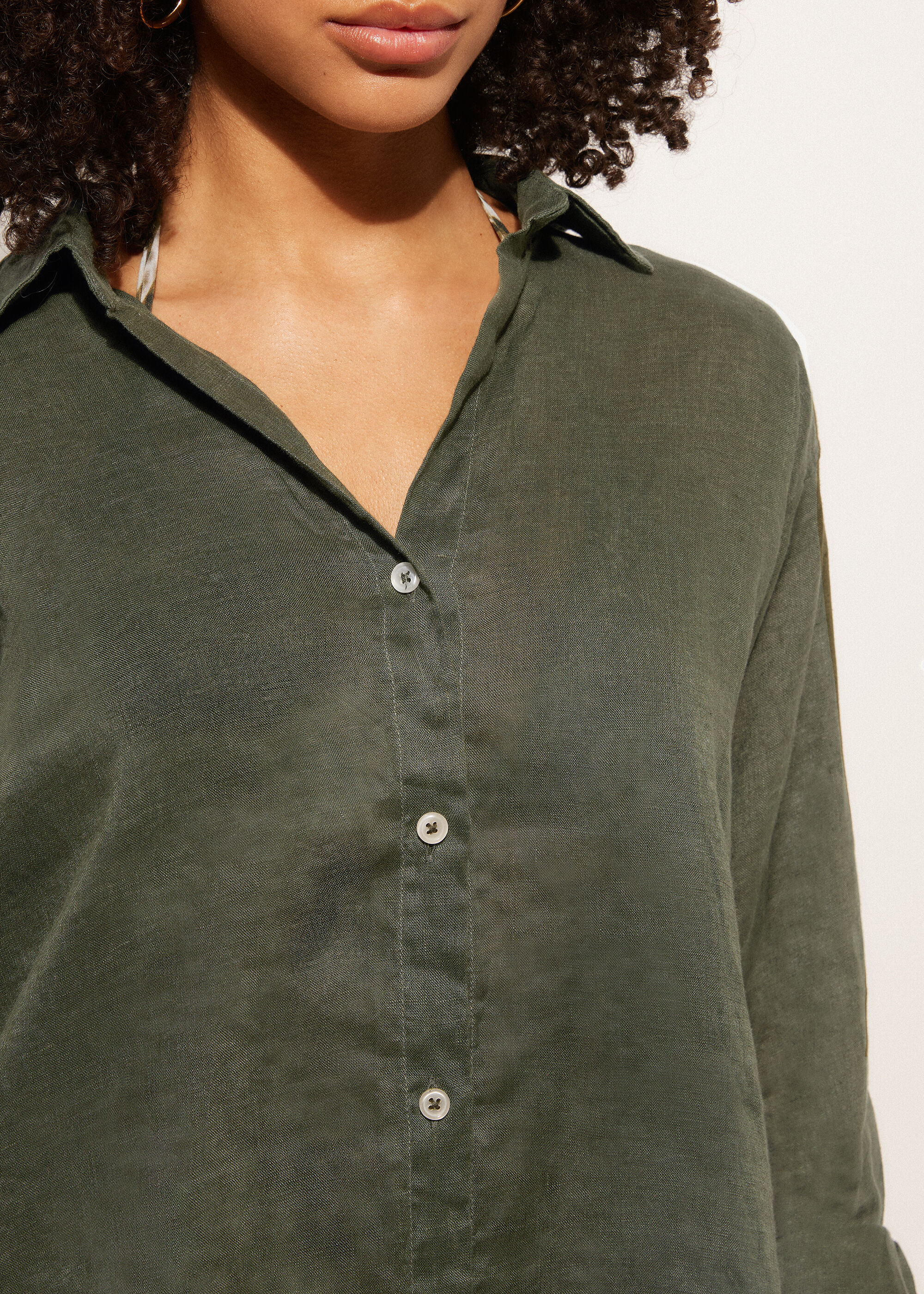 Vestido Camisa de Lino