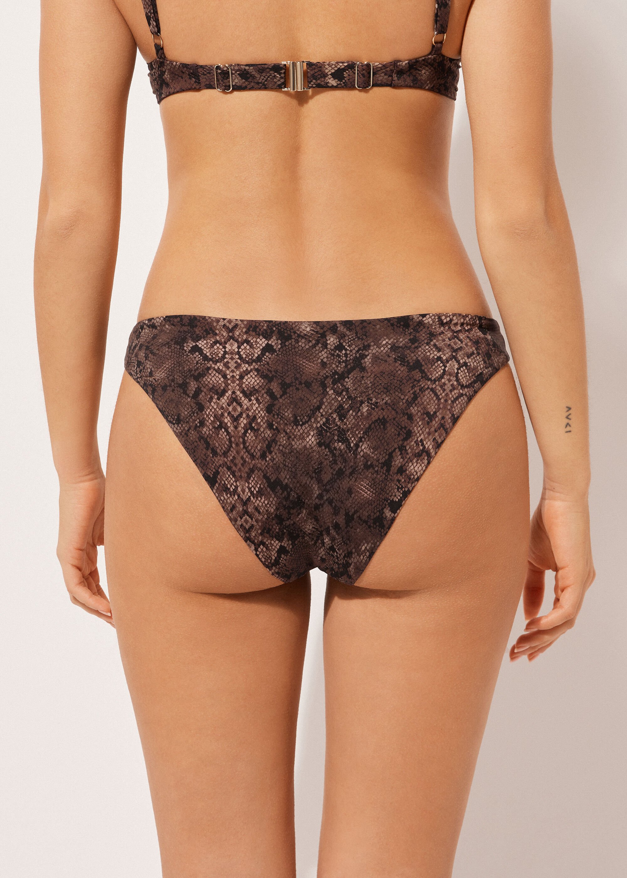 Bikini Bottoms Brown Snake