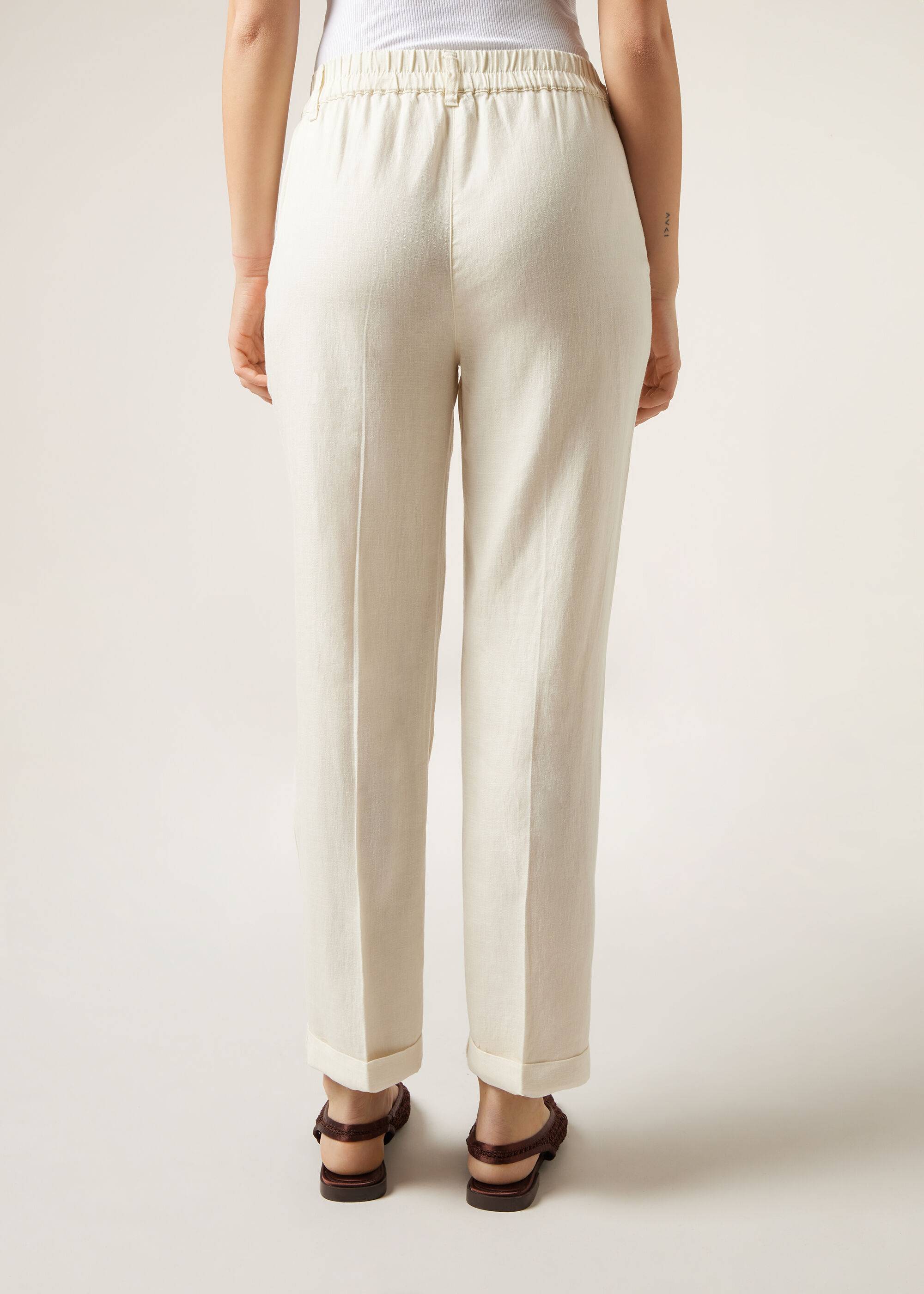 Linen and Eco Lyocell Trousers