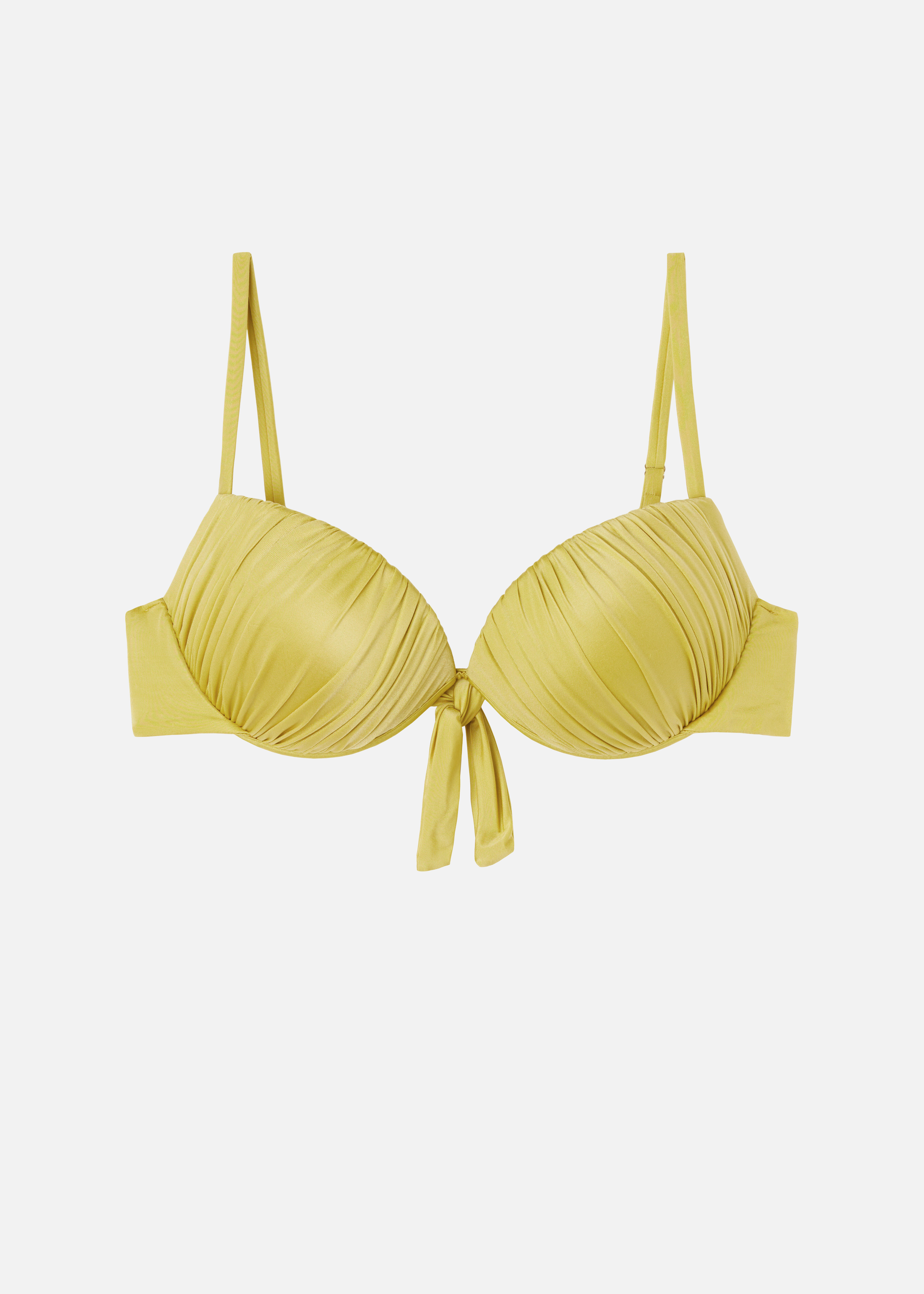 Push up Relleno Gradual Bikini Shiny Satin