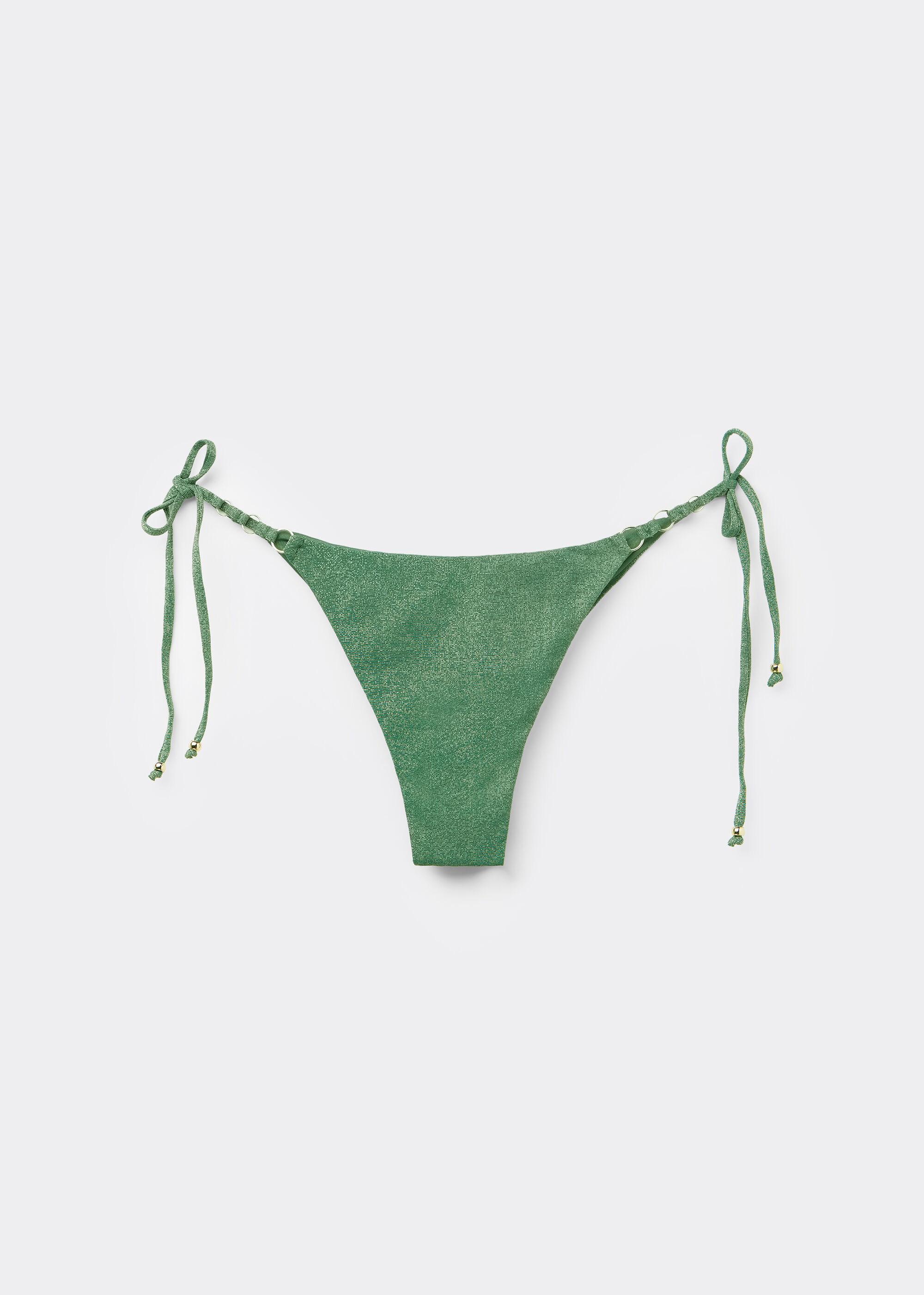 Tie Brazilian Bikini Bottoms Golden Gleam